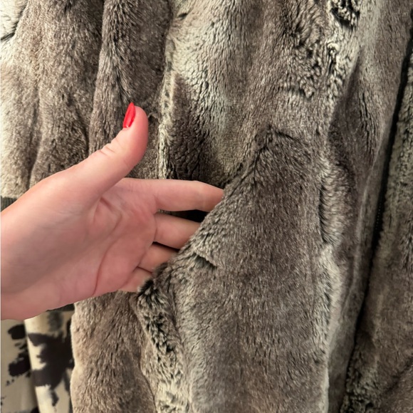 Faux Rabbit Hair Jacket - Picture 3 of 5